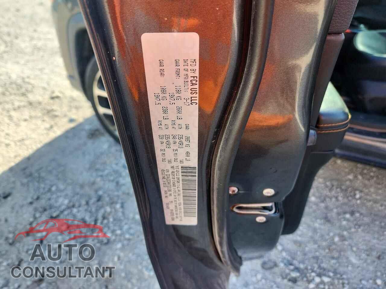 JEEP COMPASS 2017 - 3C4NJDCB4HT631209