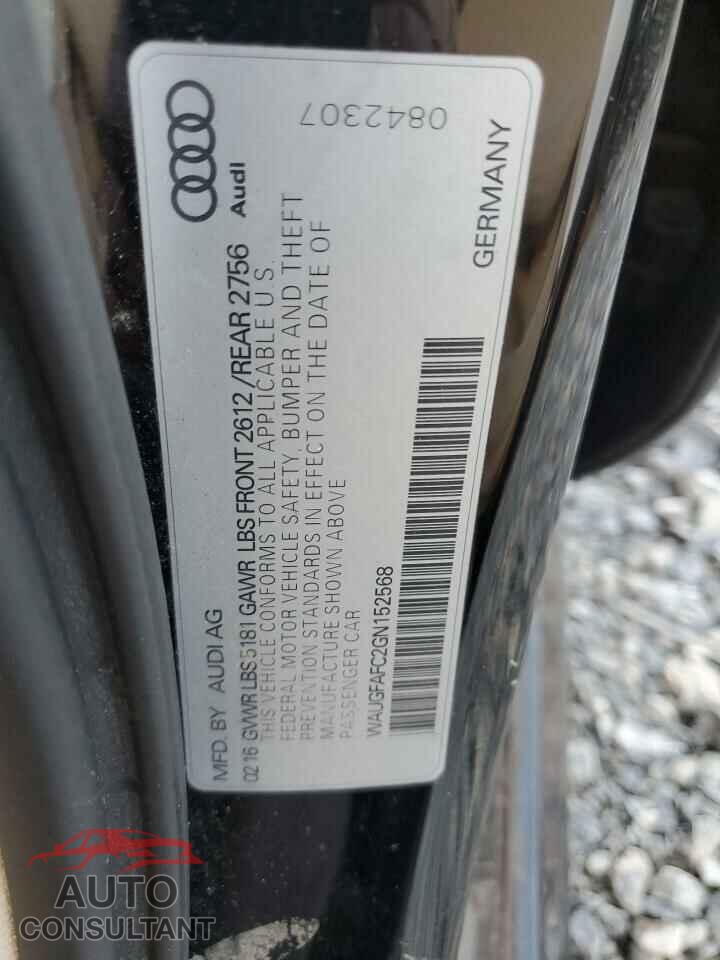 AUDI A6 2016 - WAUGFAFC2GN152568