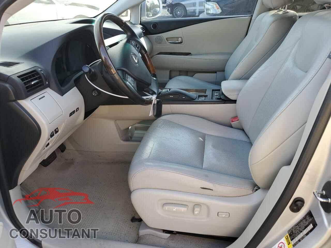 LEXUS RX350 2012 - 2T2ZK1BA0CC071329