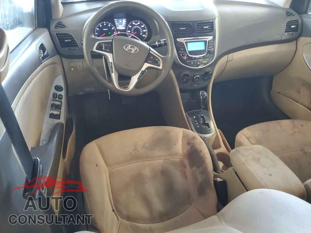 HYUNDAI ACCENT 2012 - KMHCU4AEXCU196430