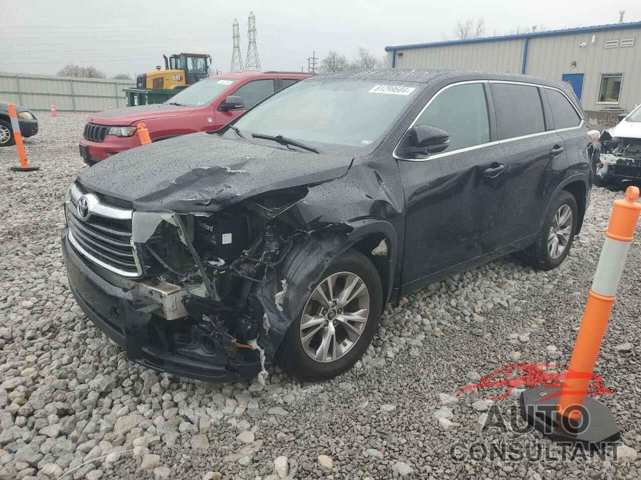 TOYOTA HIGHLANDER 2016 - 5TDBKRFH0GS347632