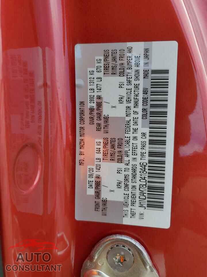 MAZDA MX5 2020 - JM1NDAM78L0418446