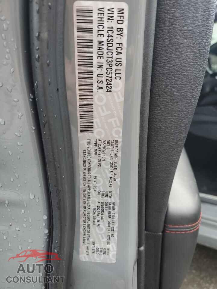 DODGE DURANGO 2023 - 1C4SDJCT3PC572424