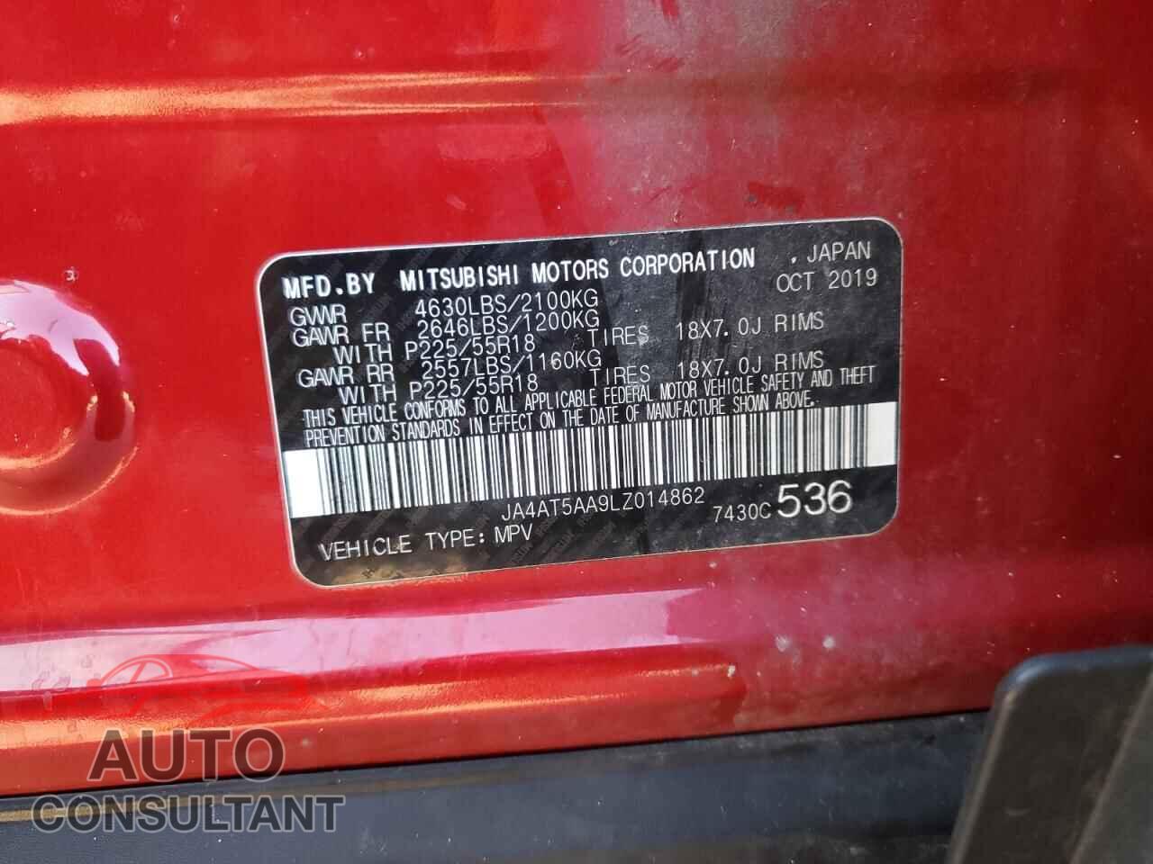 MITSUBISHI ECLIPSE 2020 - JA4AT5AA9LZ014862