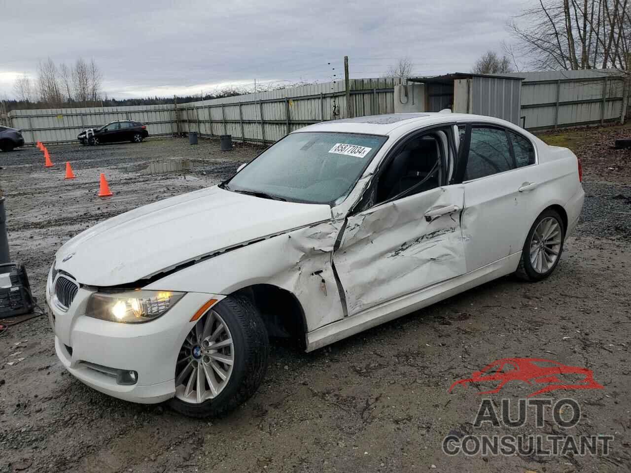 BMW 3 SERIES 2011 - WBAPN7C50BA948229