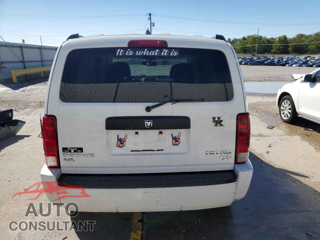 DODGE NITRO 2011 - 1D4PU4GX6BW607486