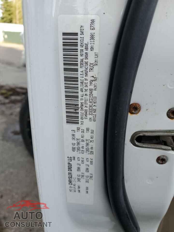 DODGE RAM 3500 2012 - 3C63D3KL0CG159408