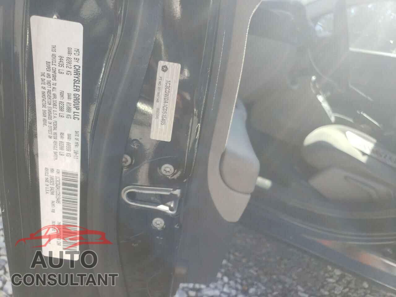 DODGE CALIBER 2012 - 1C3CDWDA1CD515405