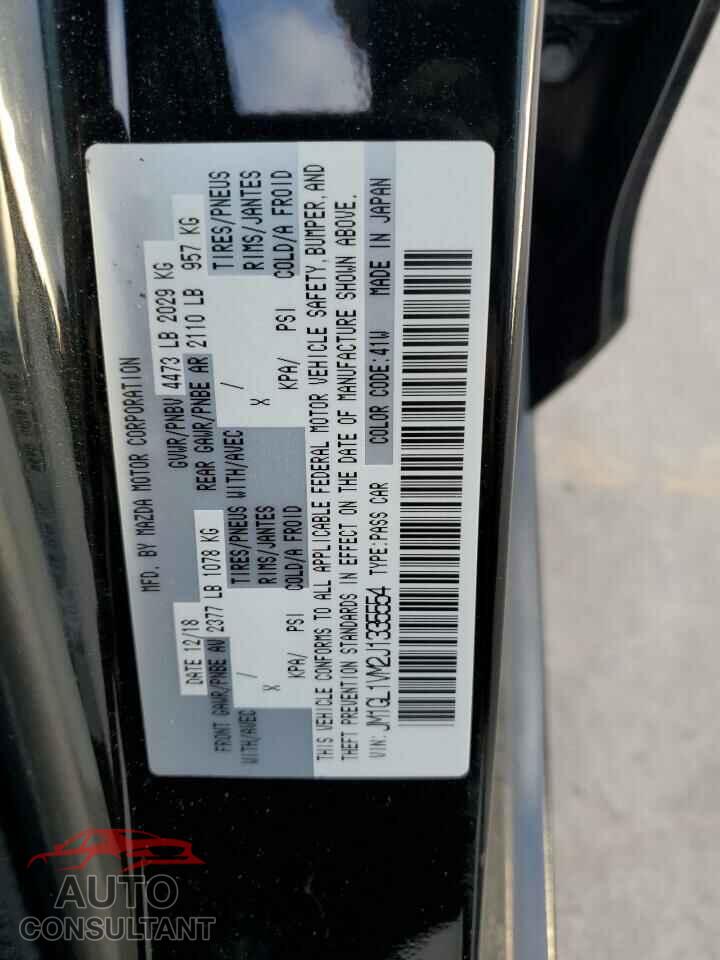 MAZDA 6 2018 - JM1GL1VM2J1335554