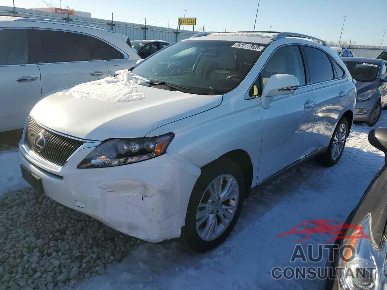 LEXUS RX450 2011 - JTJBC1BA3B2420951