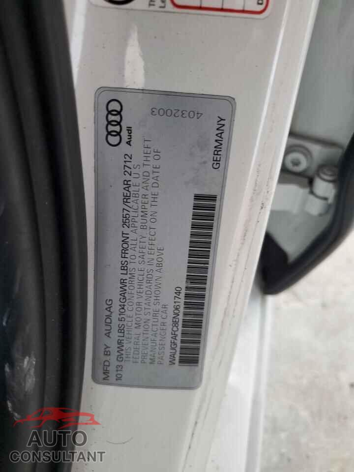 AUDI A6 2014 - WAUGFAFC8EN061740