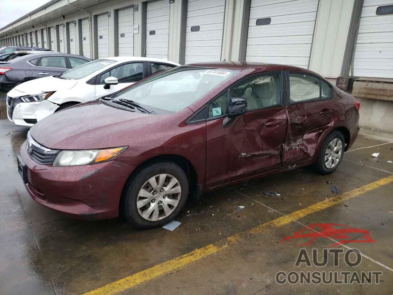 HONDA CIVIC 2012 - 19XFB2F58CE043838