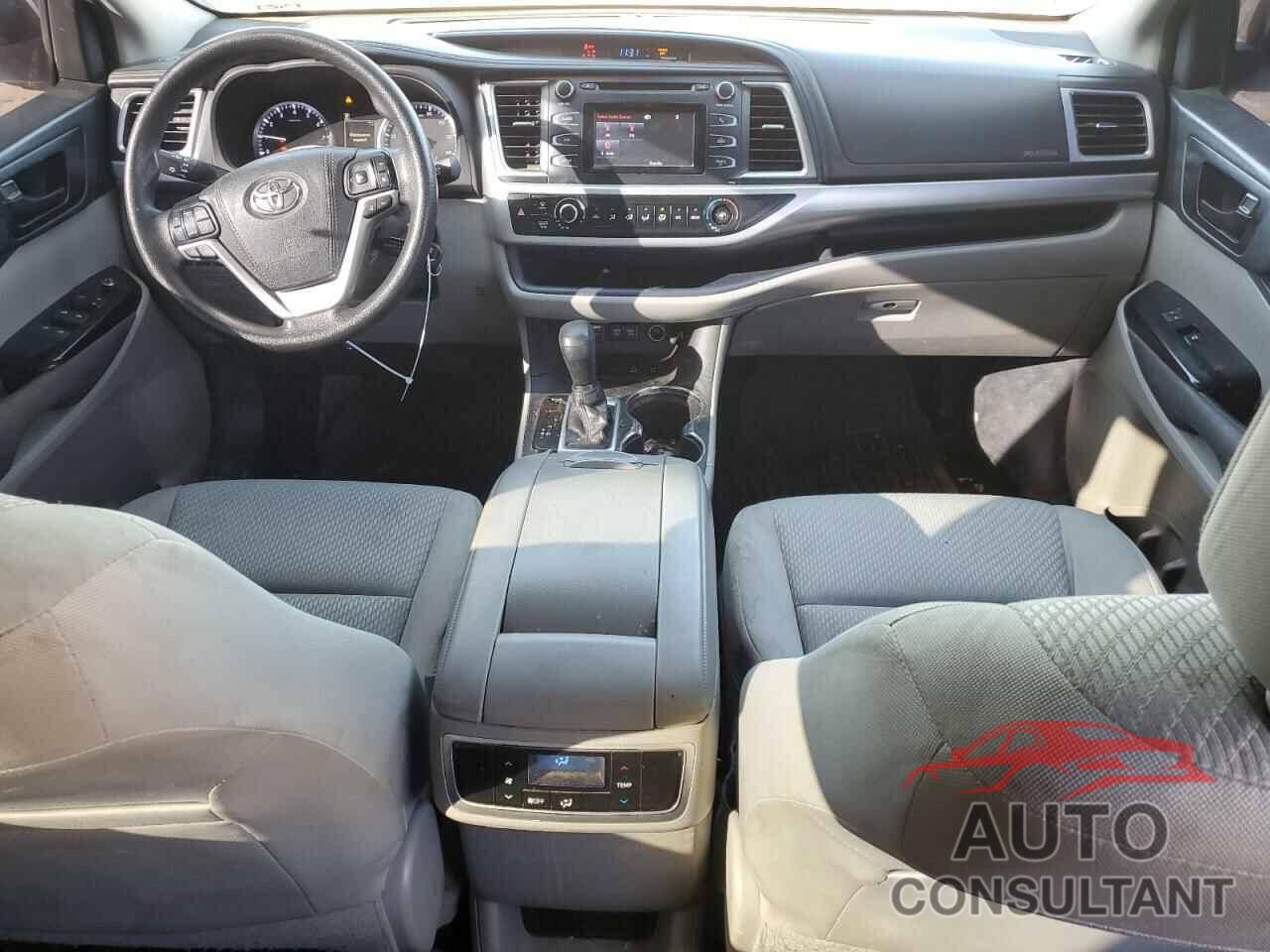 TOYOTA HIGHLANDER 2017 - 5TDBZRFH7HS418242