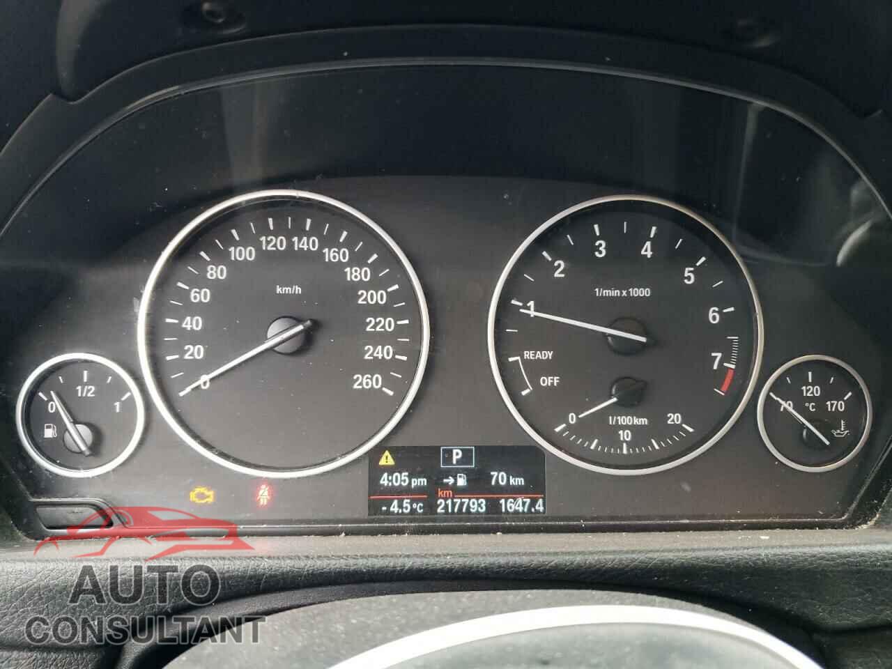 BMW 3 SERIES 2014 - WBA3C3C55EF983885