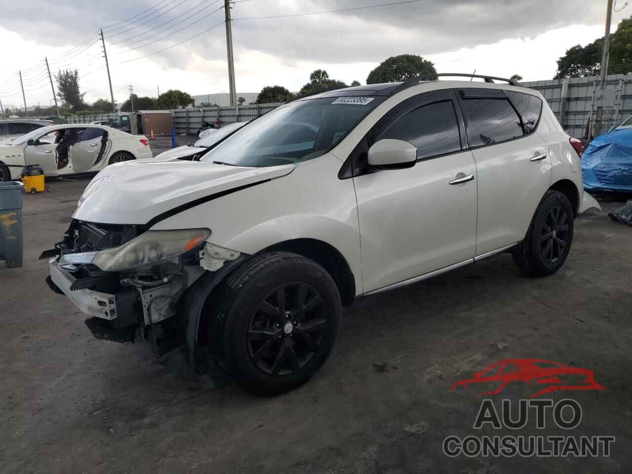 NISSAN MURANO 2012 - JN8AZ1MW2CW215075