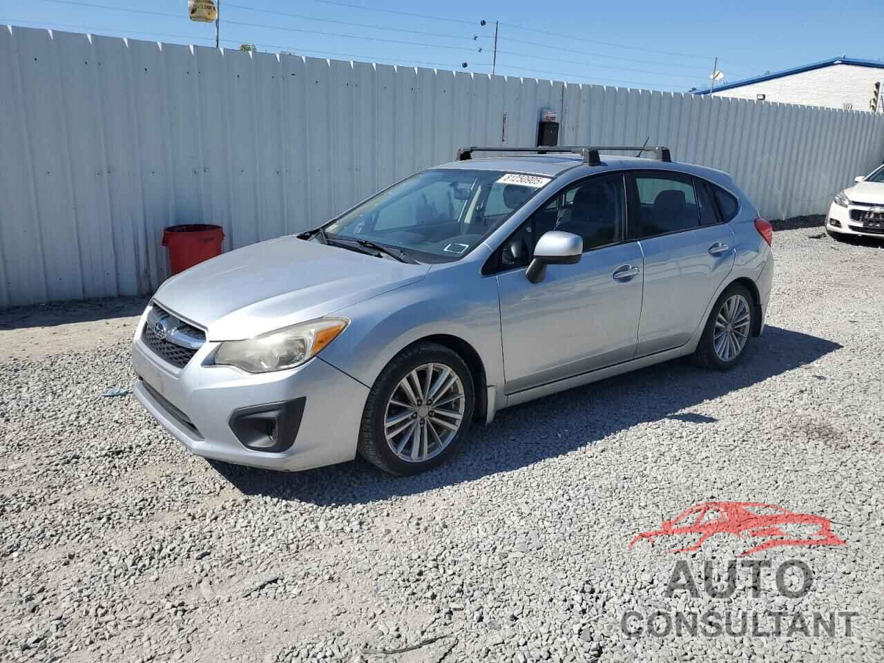 SUBARU IMPREZA 2012 - JF1GPAF62CH208033