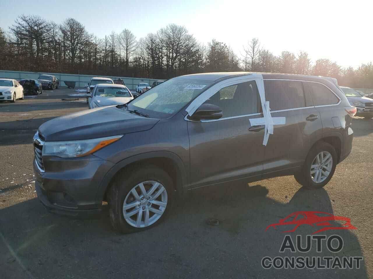 TOYOTA HIGHLANDER 2015 - 5TDZKRFH6FS044853