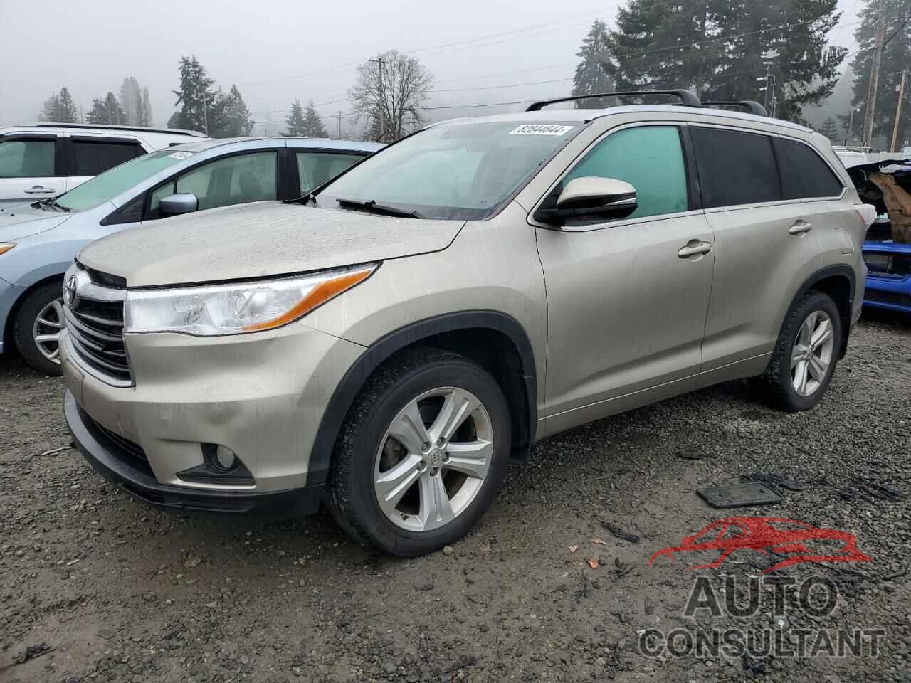 TOYOTA HIGHLANDER 2015 - 5TDJKRFH1FS216607