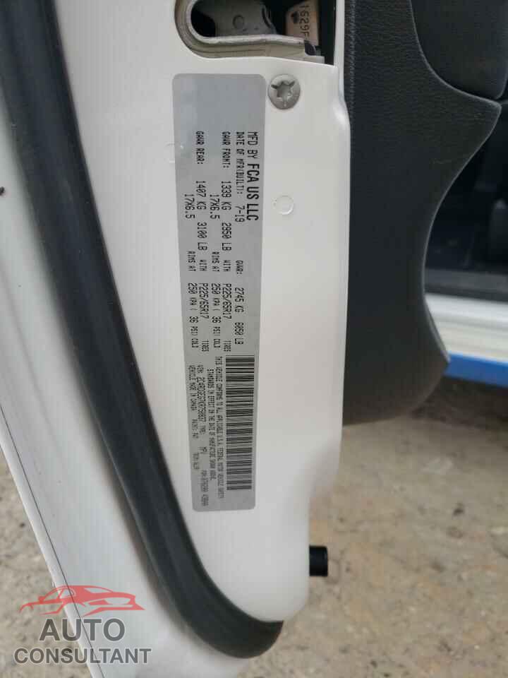 DODGE CARAVAN 2019 - 2C4RDGEG7KR750837