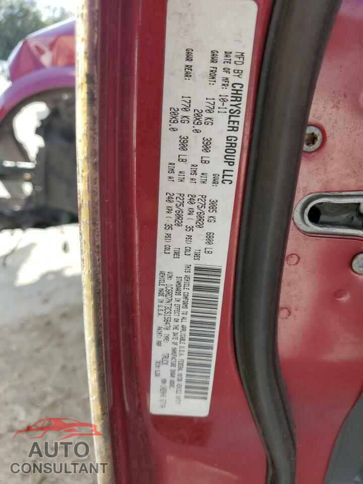 DODGE RAM 1500 2012 - 1C6RD7NT3CS158470