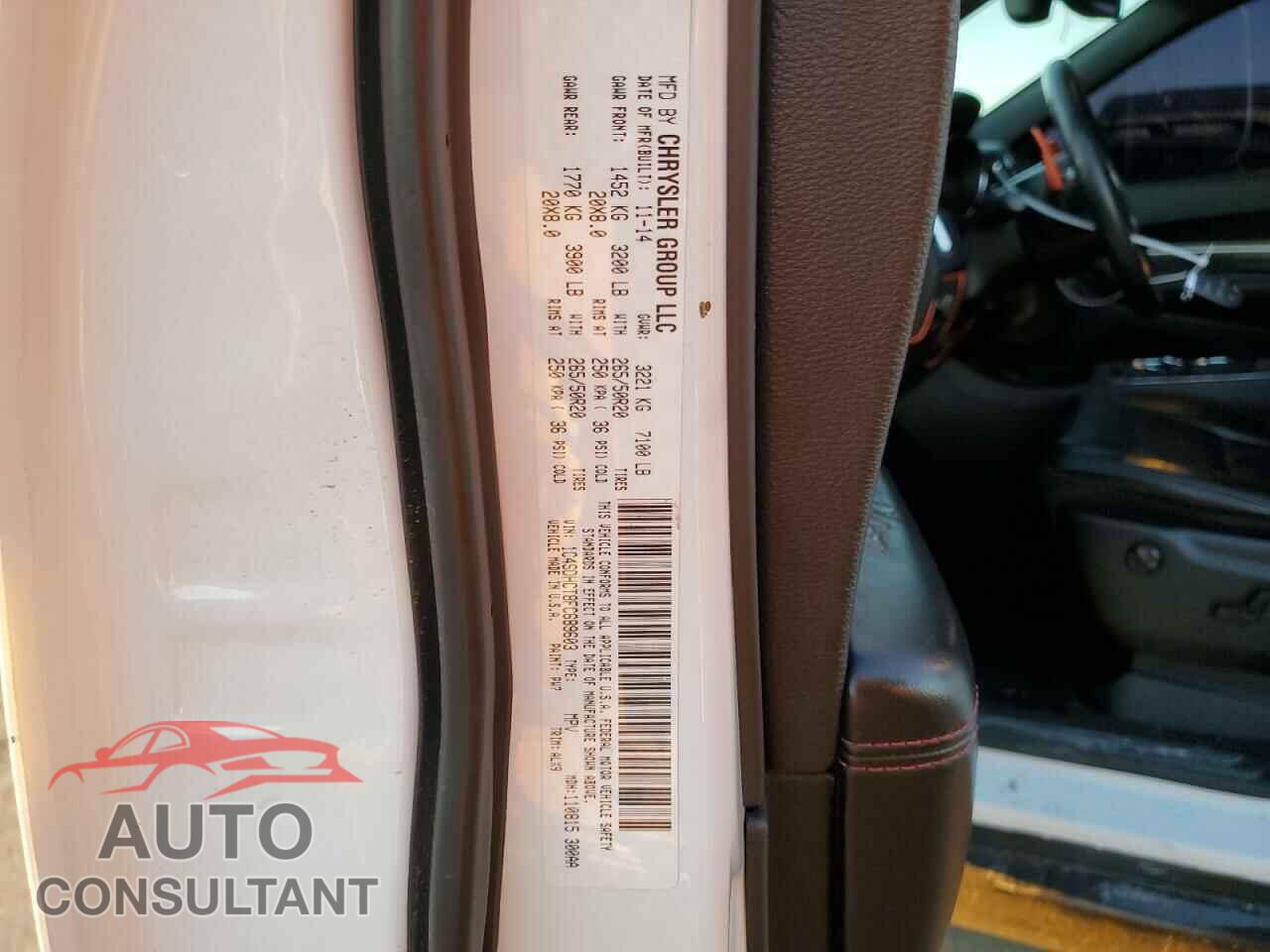 DODGE DURANGO 2015 - 1C4SDHCT8FC689603