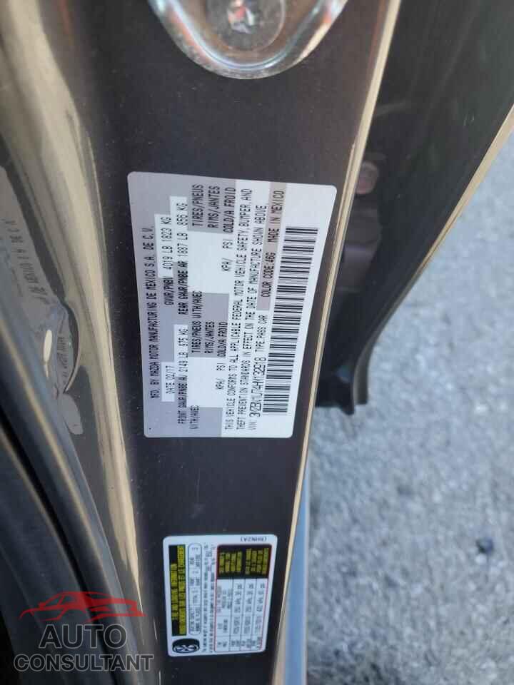 MAZDA 3 2017 - 3MZBN1U74HM132918