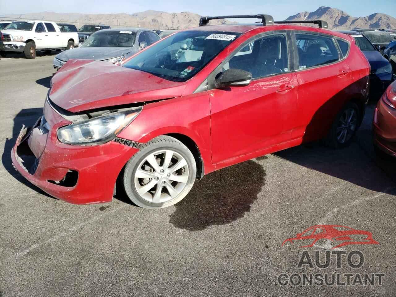 HYUNDAI ACCENT 2013 - KMHCU5AE0DU066616