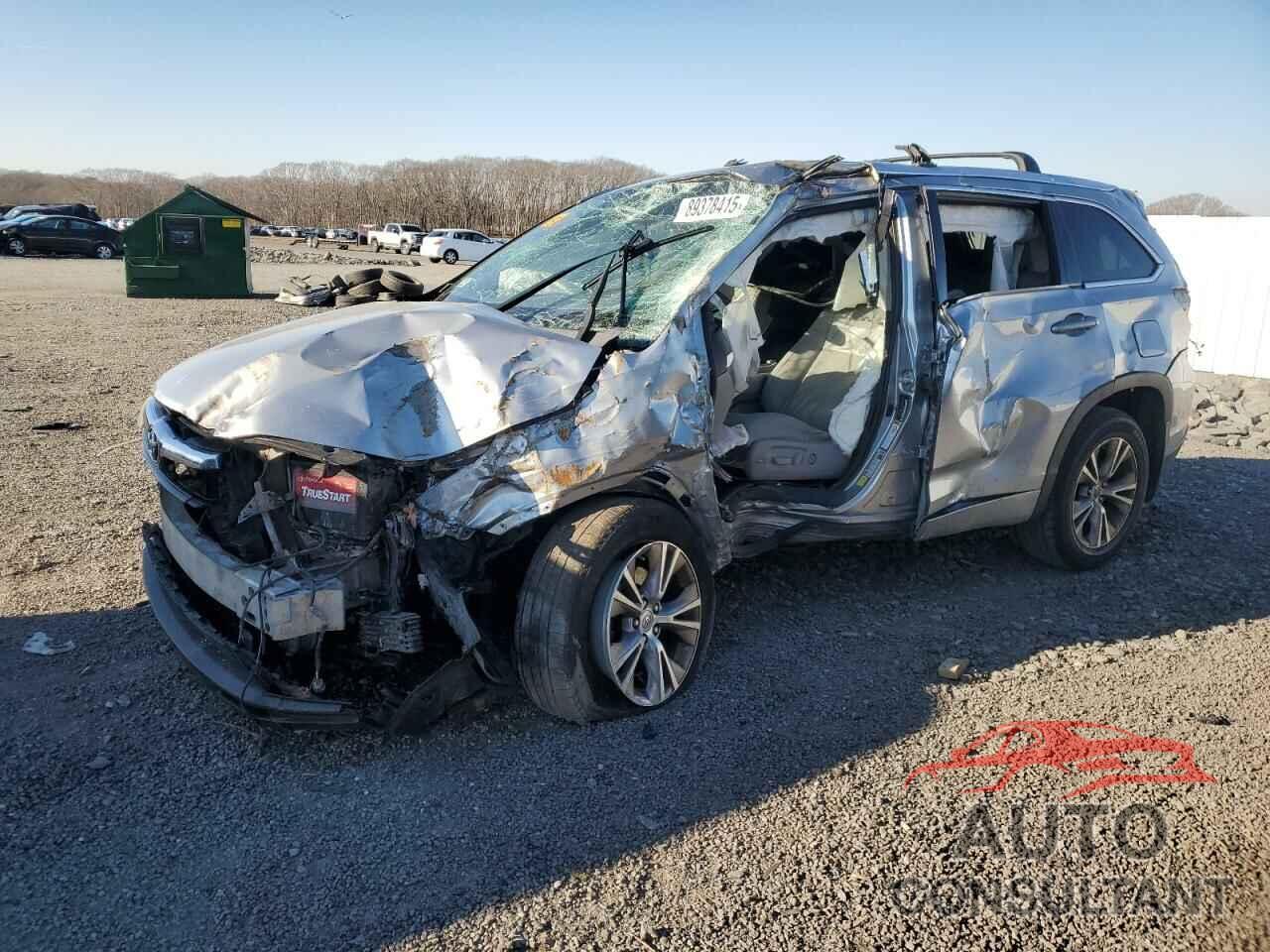 TOYOTA HIGHLANDER 2015 - 5TDJKRFHXFS099349