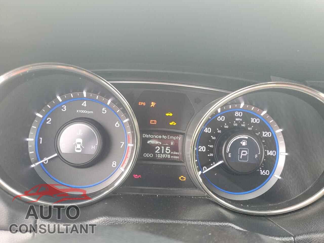 HYUNDAI SONATA 2012 - 5NPEC4AC8CH367247