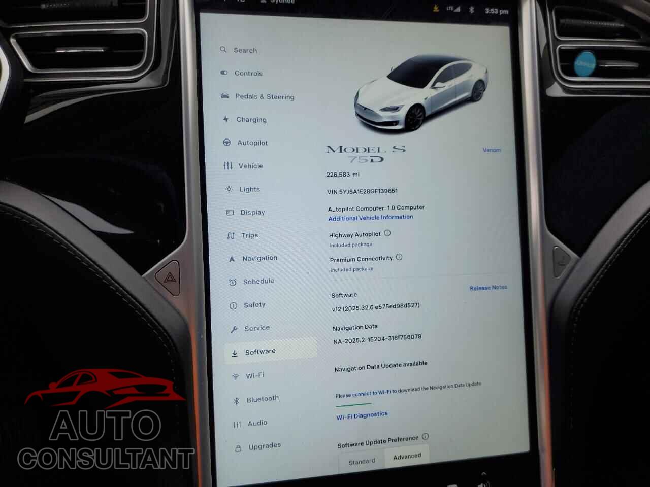 TESLA MODEL S 2016 - 5YJSA1E28GF139651