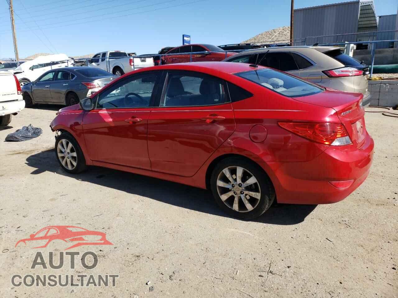 HYUNDAI ACCENT 2012 - KMHCU4AE7CU132779