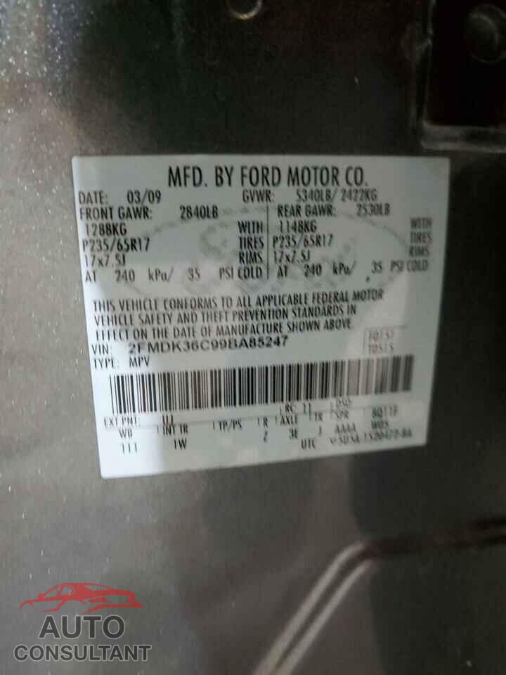 FORD EDGE 2009 - 2FMDK36C99BA85247
