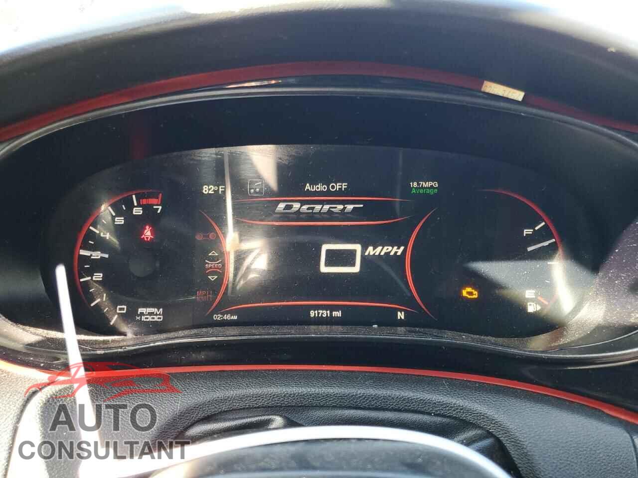DODGE DART 2015 - 1C3CDFEB1FD205802