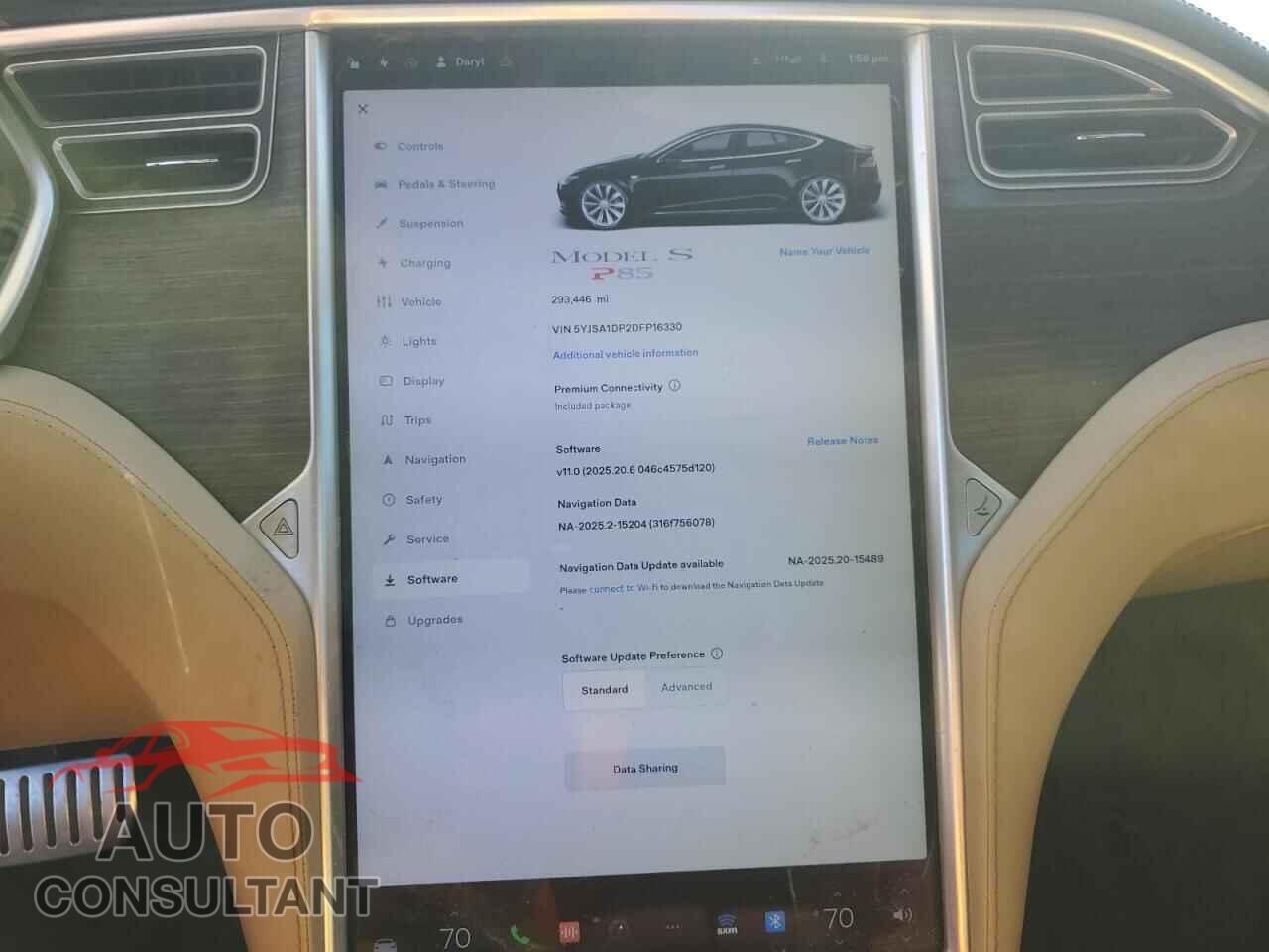 TESLA MODEL S 2013 - 5YJSA1DP2DFP16330