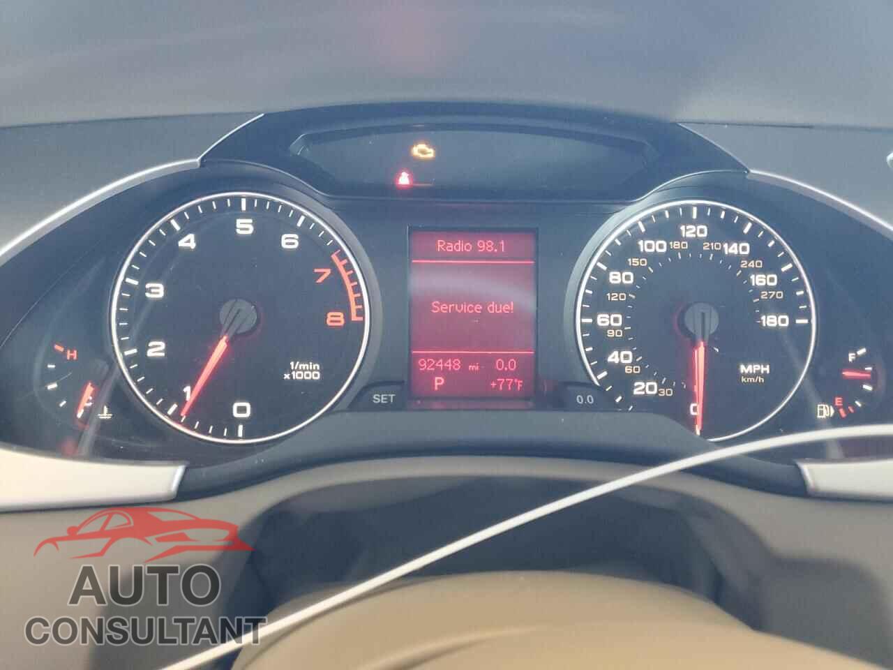 AUDI A4 2012 - WAUBFAFLXCA115375