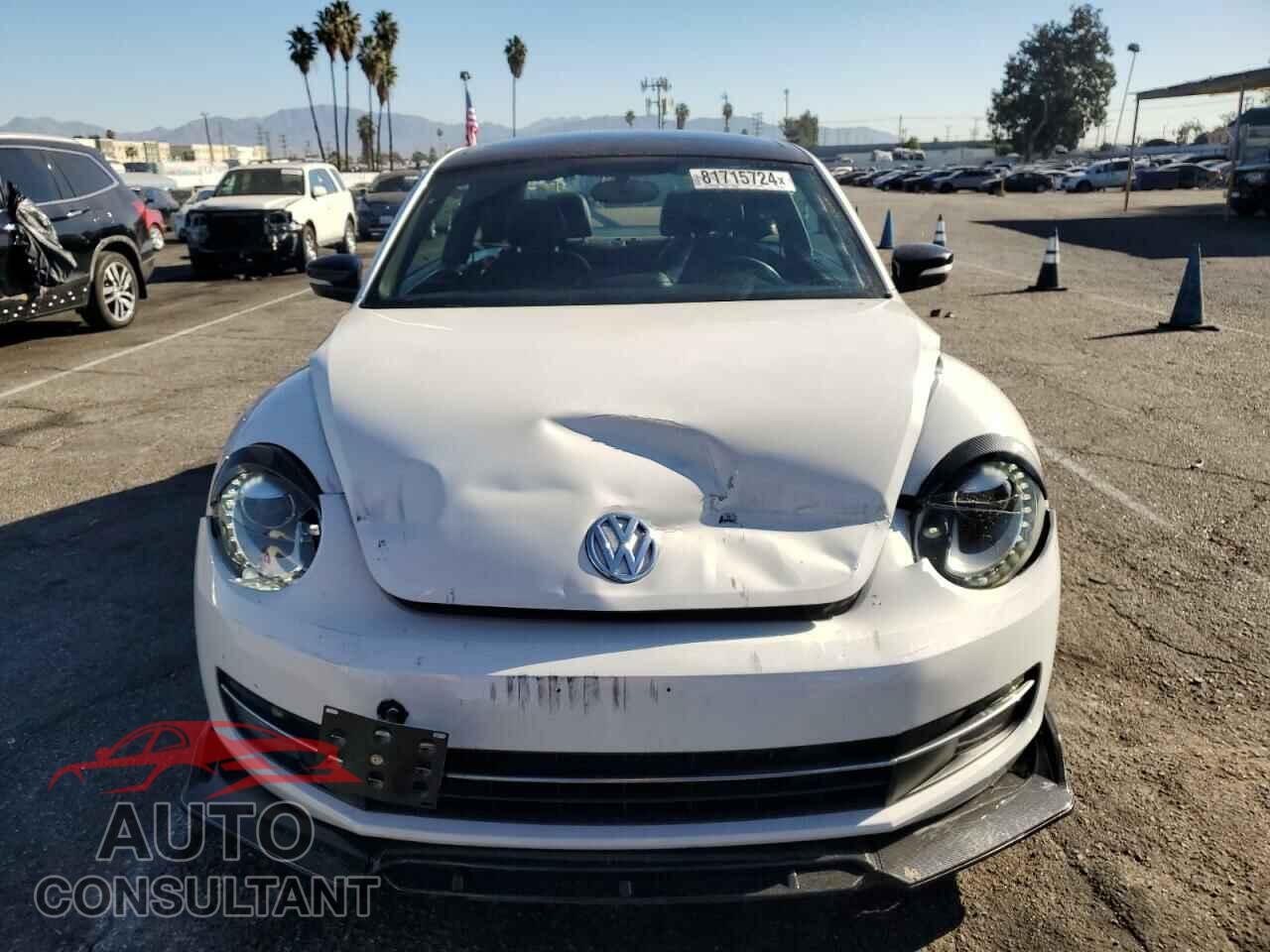 VOLKSWAGEN BEETLE 2013 - 3VWVA7AT6DM606777