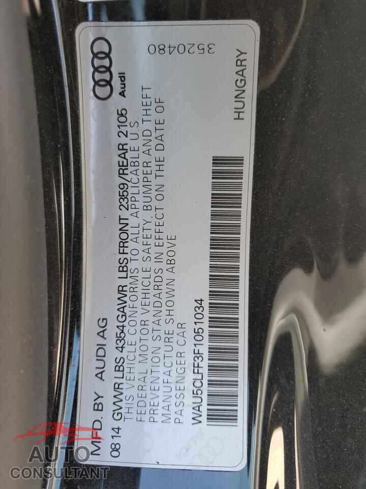 AUDI A3 2015 - WAU5CLFF3F1051034