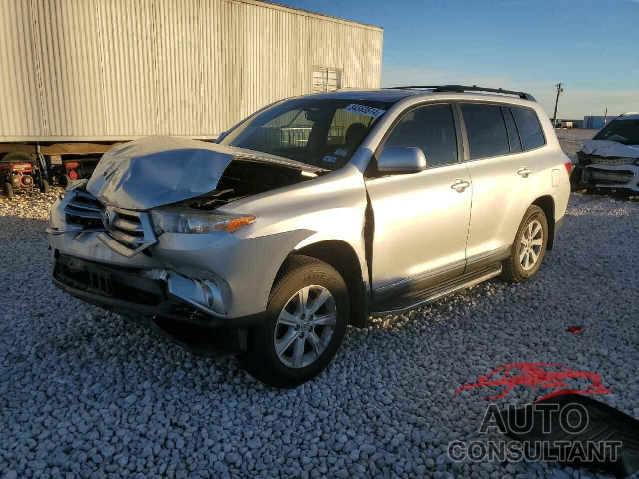 TOYOTA HIGHLANDER 2012 - 5TDZK3EH1CS077074