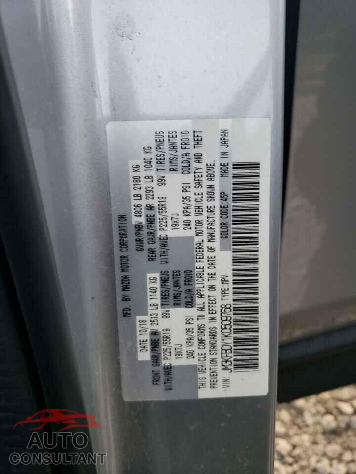MAZDA CX-5 2019 - JM3KFBDY1K0509768
