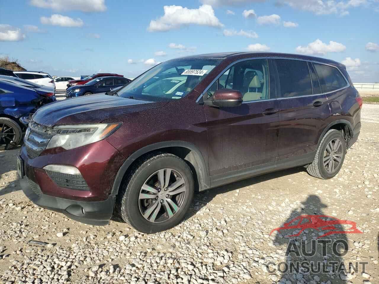 HONDA PILOT 2017 - 5FNYF5H86HB031954