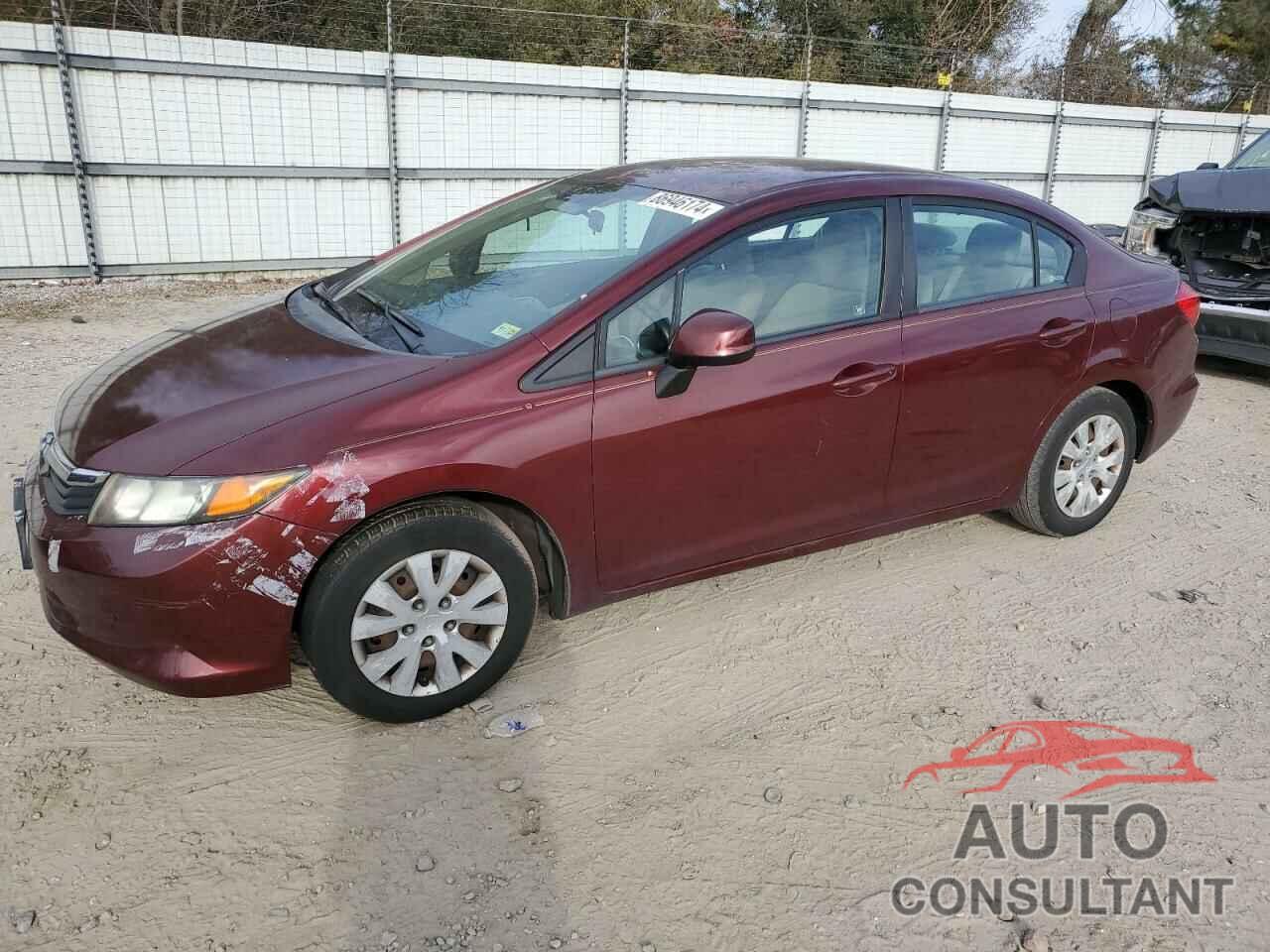 HONDA CIVIC 2012 - 2HGFB2F54CH532100