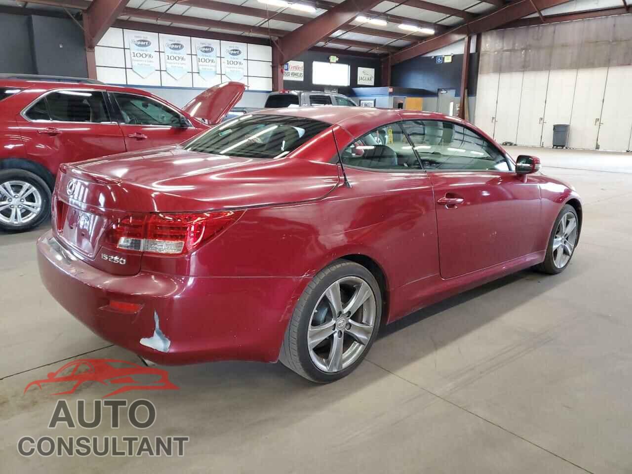 LEXUS IS 2012 - JTHFF2C29C2526040