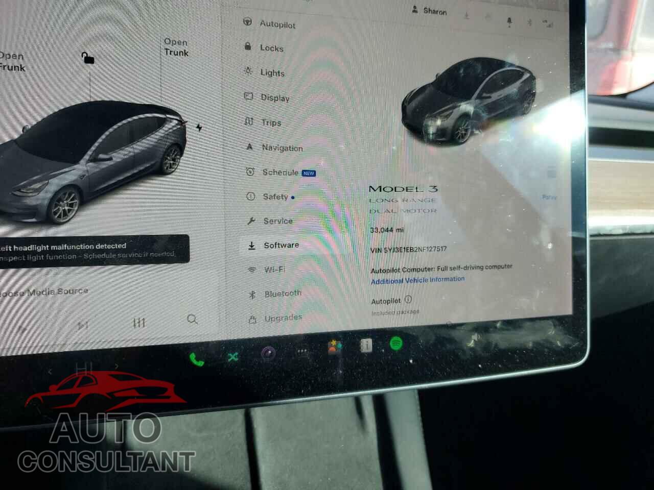 TESLA MODEL 3 2022 - 5YJ3E1EB2NF127517