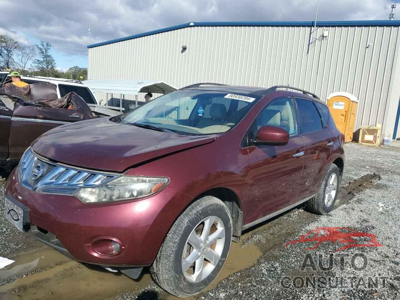 NISSAN MURANO 2009 - JN8AZ18U39W016702