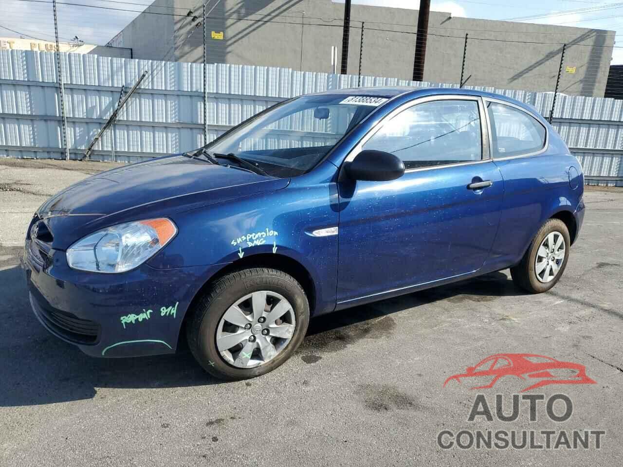 HYUNDAI ACCENT 2009 - KMHCM36C89U111031