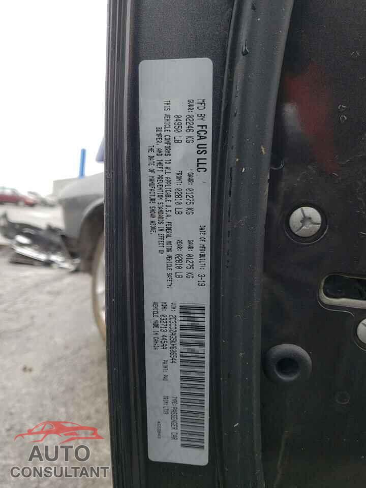 DODGE CHALLENGER 2019 - 2C3CDZAG5KH606544