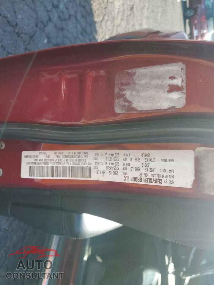 DODGE DURANGO 2013 - 1C4RDJDG5DC608531
