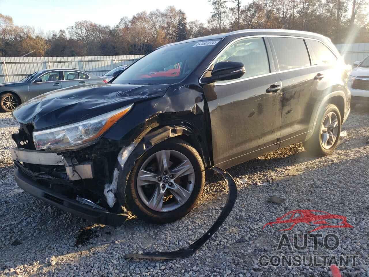 TOYOTA HIGHLANDER 2016 - 5TDYKRFHXGS158657