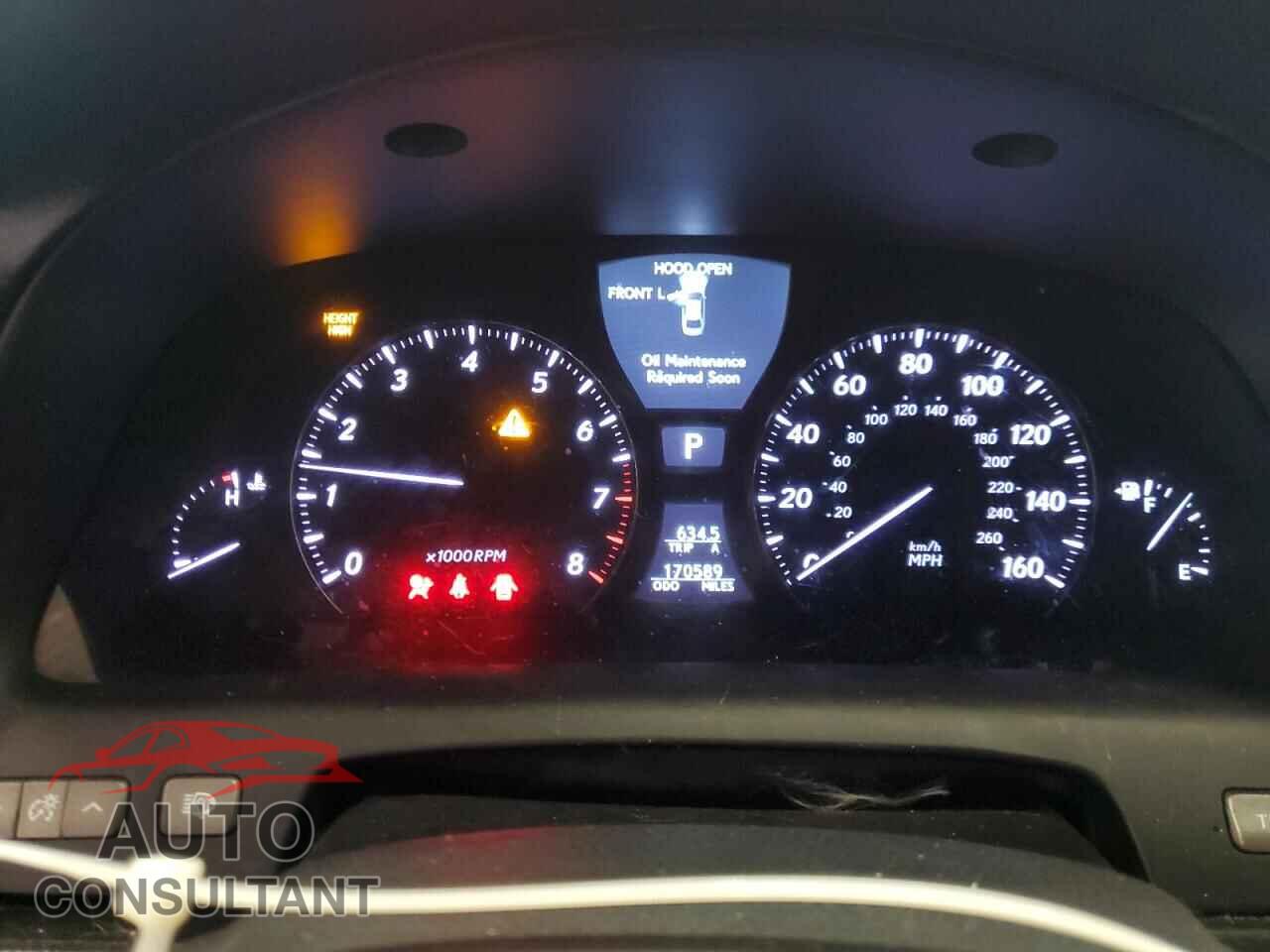 LEXUS LS460 2009 - JTHCL46F795000258