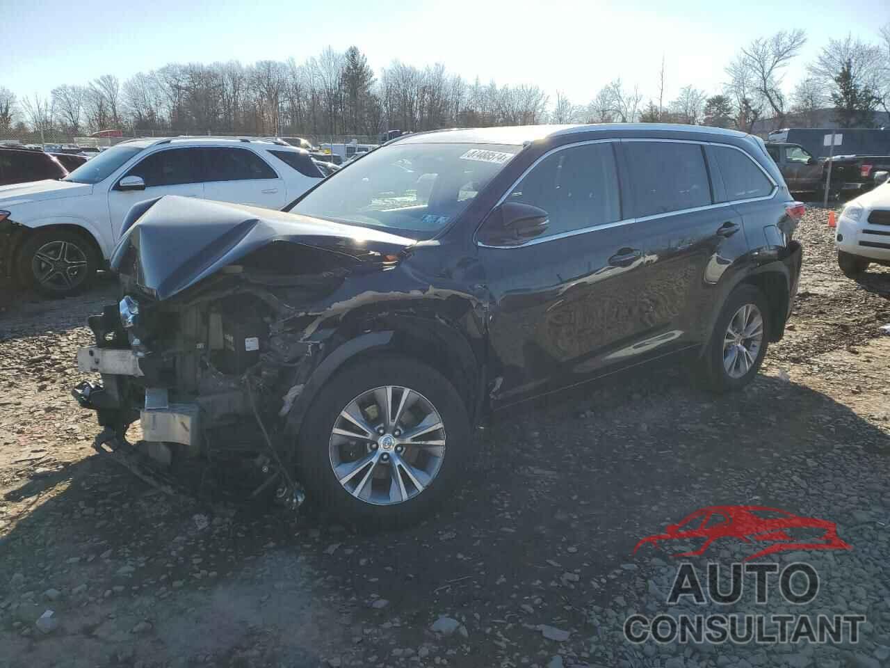 TOYOTA HIGHLANDER 2014 - 5TDJKRFH4ES069763